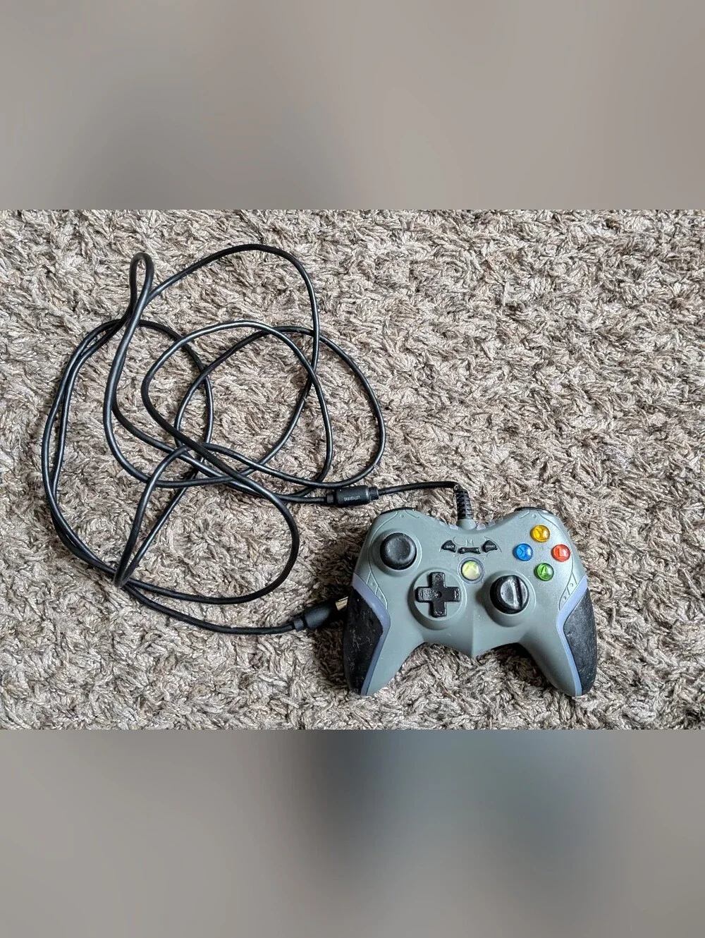 Batman Arkham City Batarang Collectors Edition Xbox 360 Wired Controller FLAWS*
